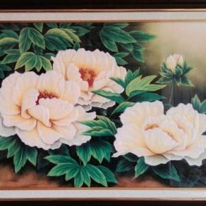 Gemstone painting - basket chrysanthemum 4
