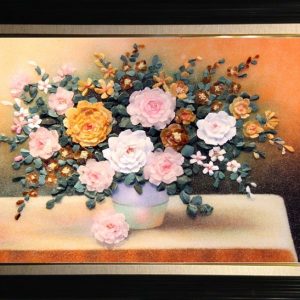 Gemstone painting - basket chrysanthemum 8