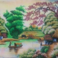 gemstone painting, gemstone art vietnam