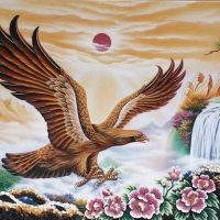 Gemstone painting - eagle