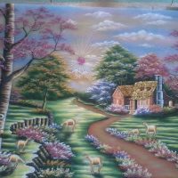 Gemstone painting - foreign