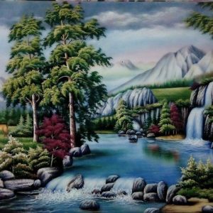Gemstone painting - foreign landscape 14