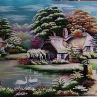 Gemstone painting - foreign landscape 16