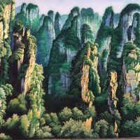 Gemstone painting - foreign landscape 21