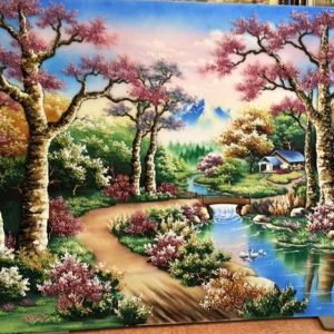 Gemstone painting - foreign landscape 22