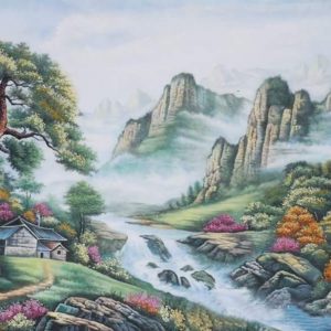 Gemstone painting - foreign landscape 23