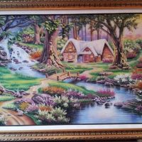 Gemstone painting - foreign landscape 26