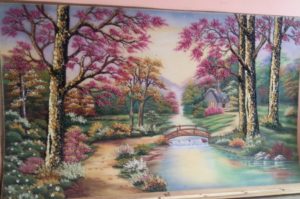 Gemstone painting - foreign landscape 28