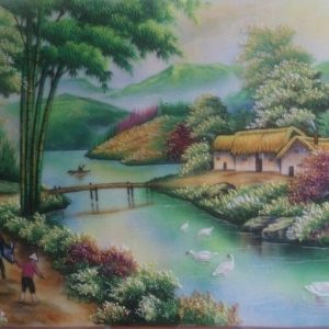 Gemstone painting - foreign landscape 29