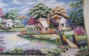 Gemstone painting - foreign landscape 30