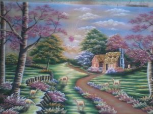 gemstone painting, gemstone art