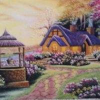 Gemstone painting - foreign landscape 31