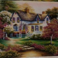 Gemstone painting - foreign landscape 32