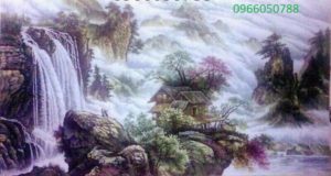 Gemstone painting - foreign landscape 35