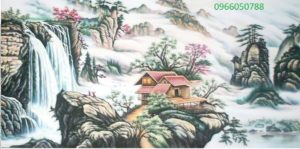 Gemstone painting - foreign landscape 38