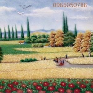 Gemstone painting - foreign landscape 40