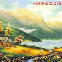 Gemstone painting - foreign landscape 50