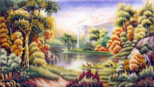 Gemstone painting - foreign landscape 58