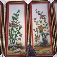 Gemstone painting - four-season picture 1