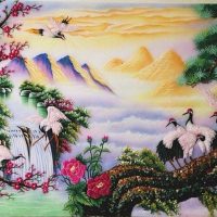 Gemstone painting - Vietnamese landscape 11