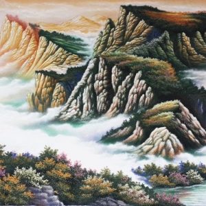 Gemstone painting - Vietnamese landscape 13