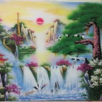 Gemstone painting - landscape Vietnam 3