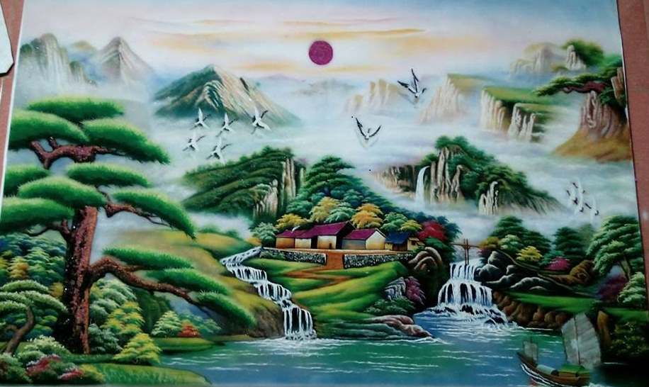 gemstone-painting-landscape-vietnam