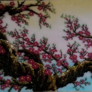 Gemstone painting - peach blossom 1