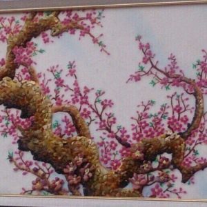 Gemstone painting - peach blossom 8