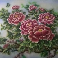 Gemstone painting - peony 5