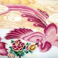 Gemstone painting - phonix