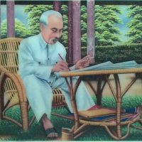 Gemstone painting - portraits Ho Chi Minh