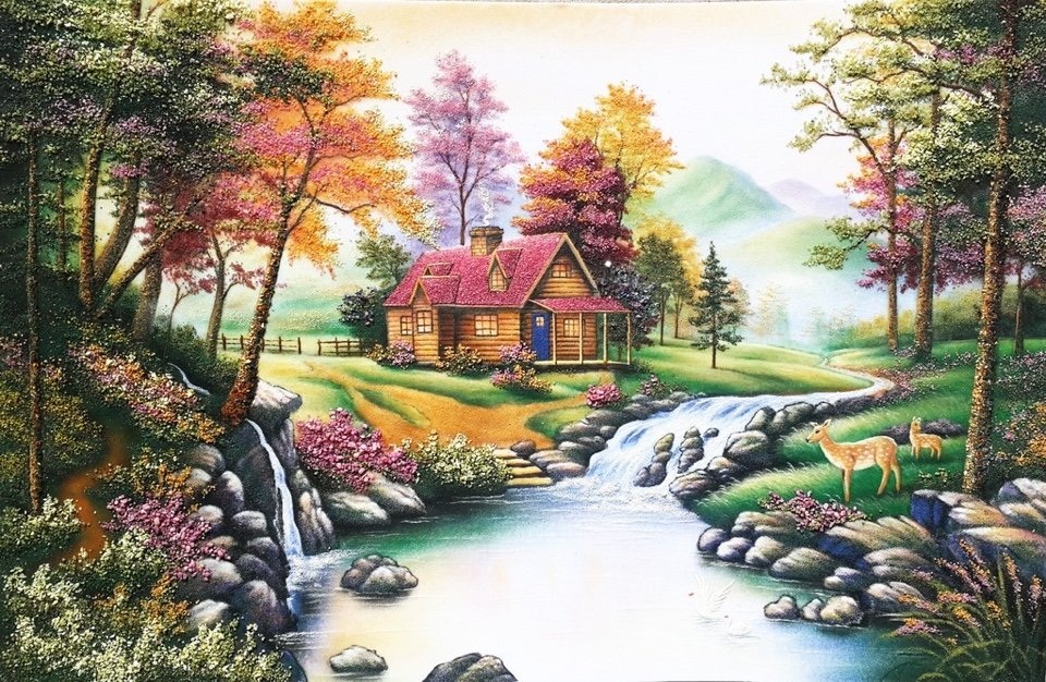gemstone-painting-small-house