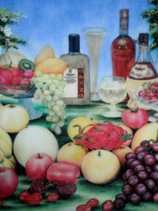 Gemstone painting - still-life 1
