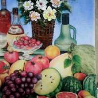 Gemstone painting - still-life 2