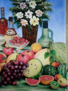 Gemstone painting - still-life 2
