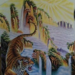 Gemstone painting - tiger 1