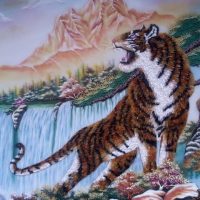 Gemstone painting - tiger