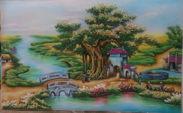 gemstone-painting-village-vietnam-1