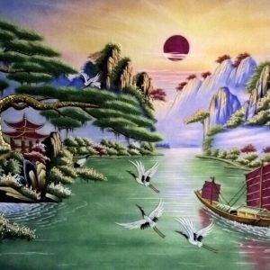 Gemstone painting - Vietnamese water-colour 12