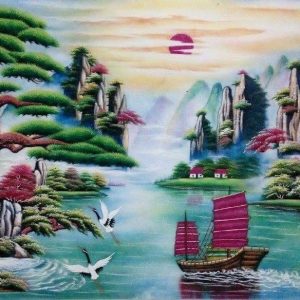 Gemstone painting - Vietnamese water-colour 13