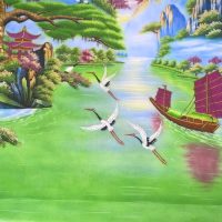 Gemstone painting - Vietnamese water-colour 5
