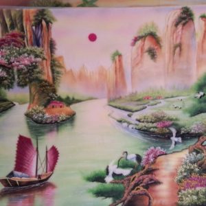 Gemstone painting - Vietnamese water-colour 9