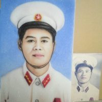 Gemstone painting - portraits 11