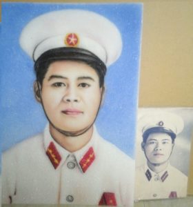 Gemstone painting - portraits 11