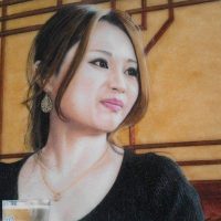 Gemstone painting - portraits 8