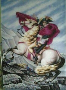 Gemstone painting - portraits Napoleon 1