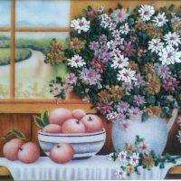 Still-life - gemstone painting 3