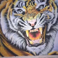 Gemstone painting tiger 7
