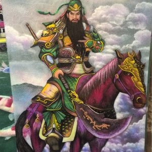 Gemstone painting Guan Yu Warrior 3